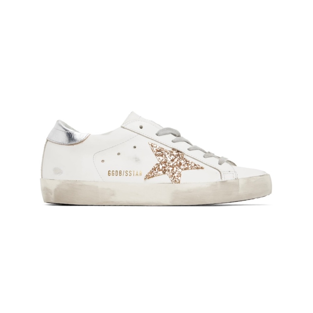 NIB Golden Goose Super-Star Sneakers.